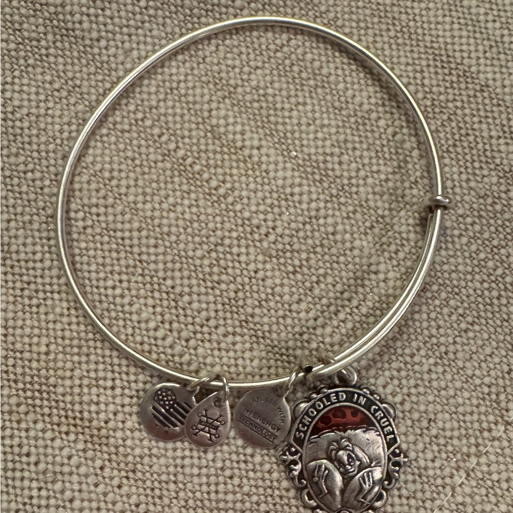 Alex and Ani Silver Cruella Charm Bracelet